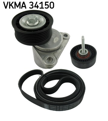 SKF-OE VKMA 34150 V-Ribbed Belt Set for FORD