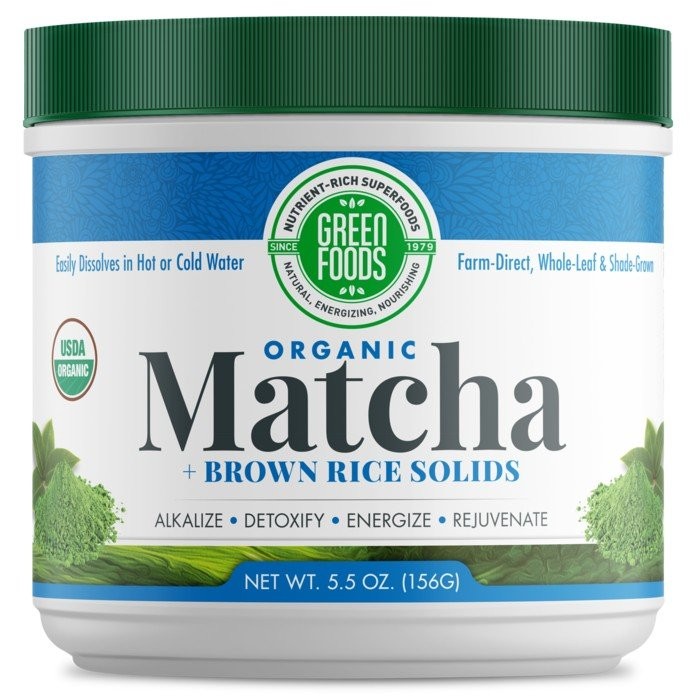 Зеленый чай Green Foods Matcha 30 порций 156 г гранулы 3190₽