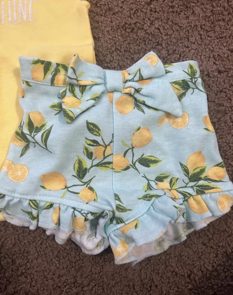 Juego de 3 piezas Baby Girl Mamas Sunshine 6M Foto 2 de 4