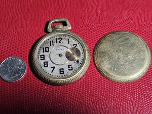 Antique Elgin NATL Watch Company Pocketwatch PARTS!! REPAIR!!