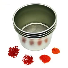 Aanraku Sifter Set for Sorting Powder, Fine, Medium & Coarse Glass Frit