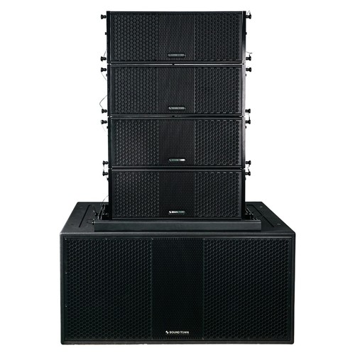 Sound Town Passive Line Array Dual 18" Sub 4 Dual 8" PA Adpt (ZETHUS-218S208X4) - Picture 2 of 8