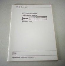 Workshop Manual Vw Transporter Bus T4 Body Camping Equipment Since Year 1991