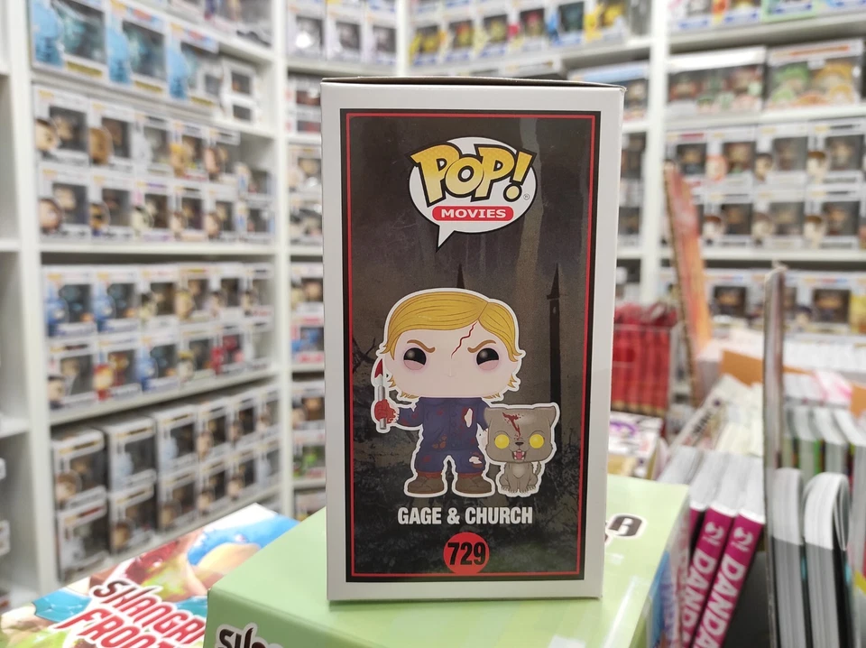 FUNKO POP GAGE & CHURCH 729 - PET SEMATARY ORIGINAL VINYL + PROTECTOR - Immagine 3 di 4