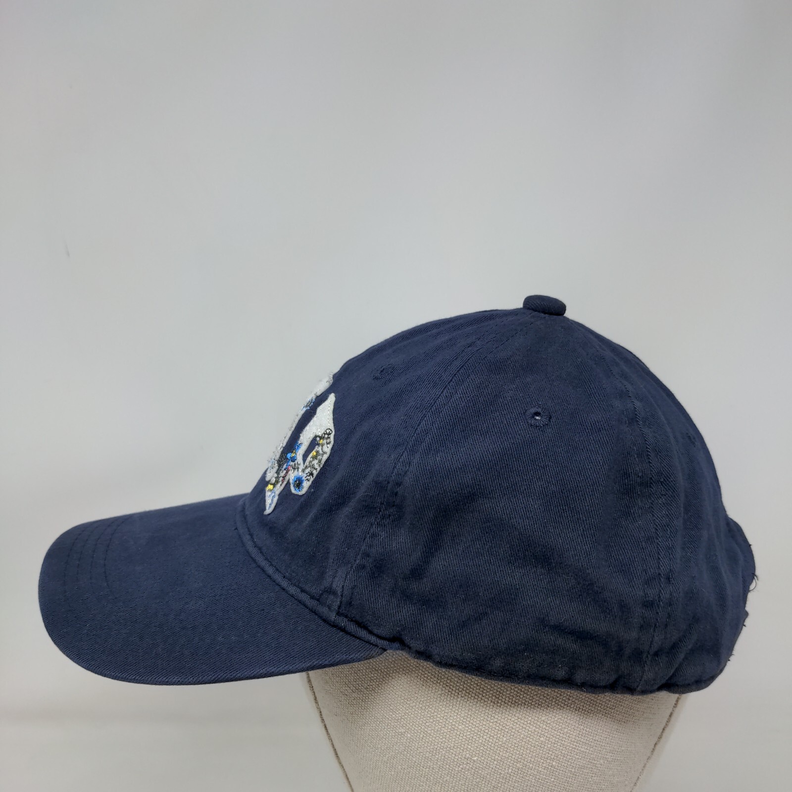 Gap Floral Logo Patch Slideback Hat Blue One Size… - image 3