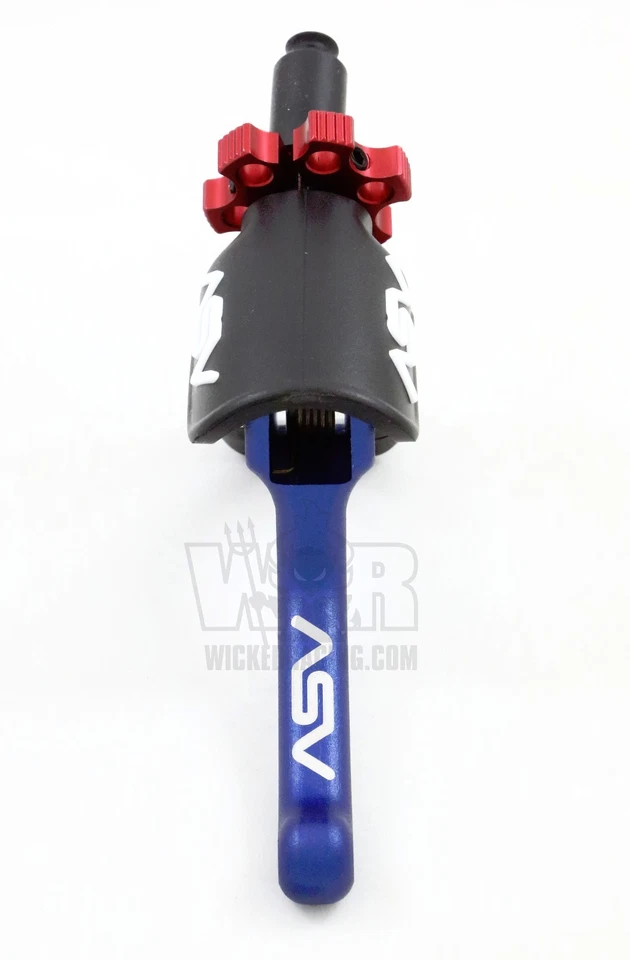 Alavanca de embreagem ASV C6 Pro azul partida curta a quente Yamaha YZ250F 01-13 YZ450F 01-09 - Imagem 2 de 2