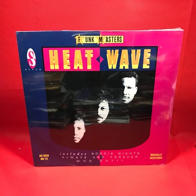 HEATWAVE Funk Masters 1989 UK Vinyl LP SEALED best of Boogie Nights record