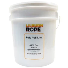 Lilburn Poly Pull Glide Line - 6500 FT - Power Fishing Systems w/ Tape, Conduit