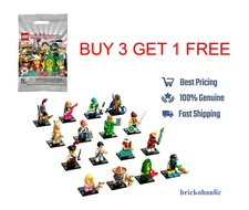 Lego Series 20 Minifigures 71027 Pea Pod Pajama Llama Girl Pinata Boy Viking 