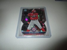 Elijah Green 2023 1st Bowman Chrome Cracked Ice Refractor #BCP-23