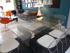 Table contemporaine en verre Kasteel