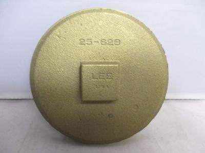 LEE 4'' Brass Raised Nut Clean-Out plug 25-628