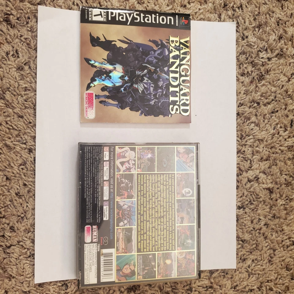 PS1 Vanguard Bandits CIB With DEMO disc Included - Image 4 of 4