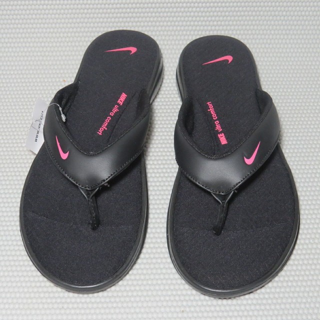 nike celso flip flops pink