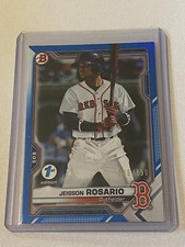 Jeisson Rosario 2021 Bowman 1st Edition 5/150 Blue Boston Red Sox