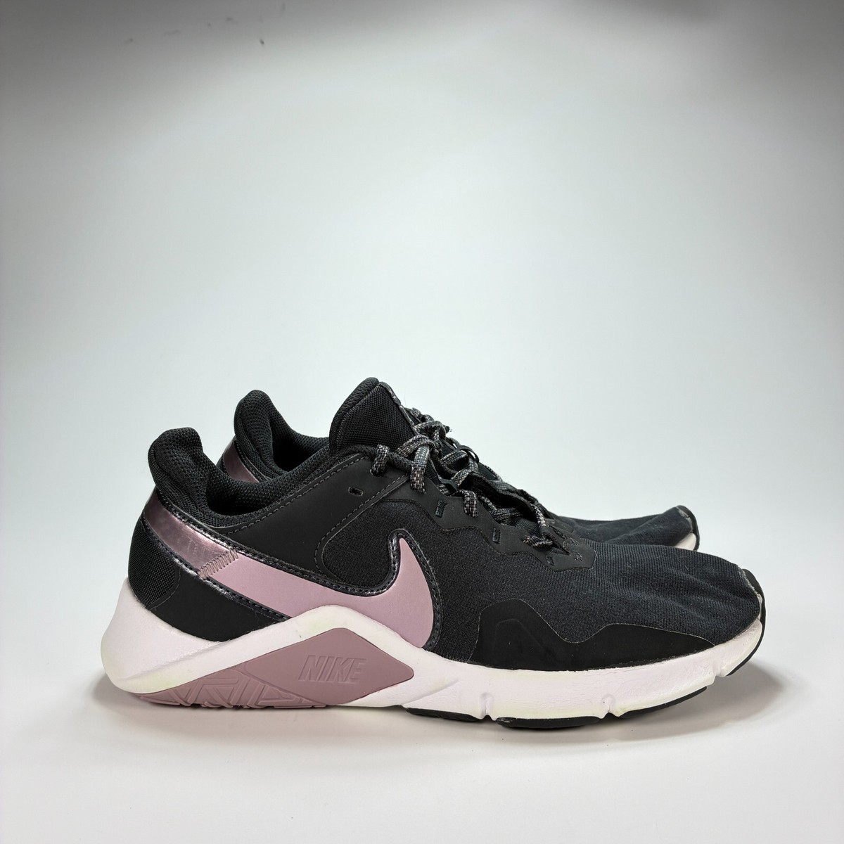 Nike Legend Essential Premium Black Lavander Shoes CZ3668-002 Women's  Size