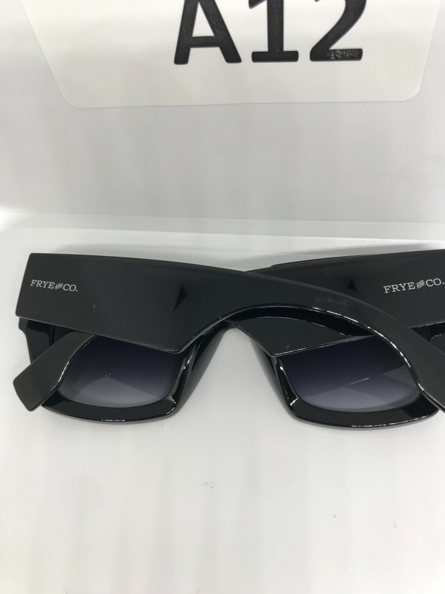 Frye and Co DG0921 Oversized Square Sunglasses Black Frye and Co DG0921 Oversized Square Sunglasses Black