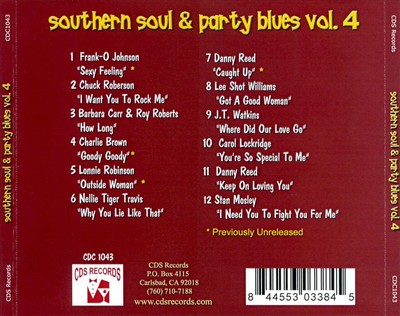 VARIOUS ARTISTS - SOUTHERN SOUL & PARTY BLUES, VOL. 4 NEW CD ...