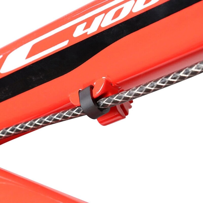 100pcs Bike Brake Derailleur Shifts Cable CClips Clamps for Road Bike