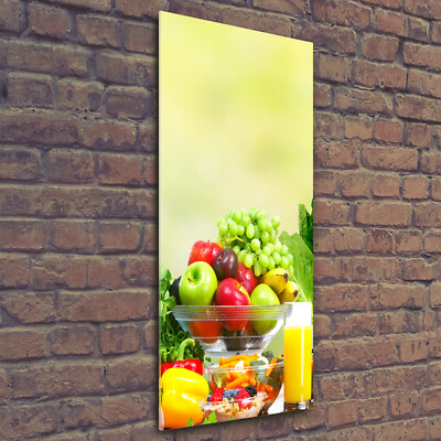 Tulup Planche De Cuisine En Verre 60x52 - Mur En Bois