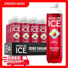 Sparkling ICE Water Zero Sugar Vitamins Antioxidants 12 Pack Choose Your Own