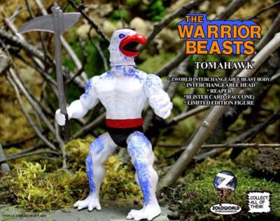 2017 REALM THE UNDERWORLD 5.75'' WARRIOR BEASTS TOMAHAWK FACTORY PAINT PROTOTYPE