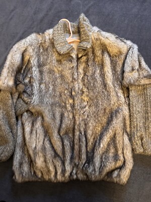 VTG ST MORITZ STYLED BY  Women s SIZE 8 Fur Coat Mob Wives Style RARE *READ*