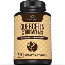 Sunergetic Premium Quercetin & Bromelain Supp...
