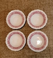 Syracuse China STRAWBERRY HILL Bowls 6.5" VTG 1970s Restaurant Ware SET of 4