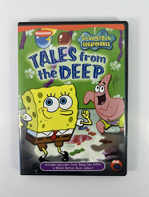 Spongebob Squarepants Tales from the Deep DVD 2003 Nickelodeon 9 Episodes