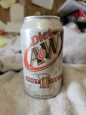 A&W Diet Root Beer "Taste of the 60’s” FULL 12oz Can by Dr. Pepper 7up USA 2011