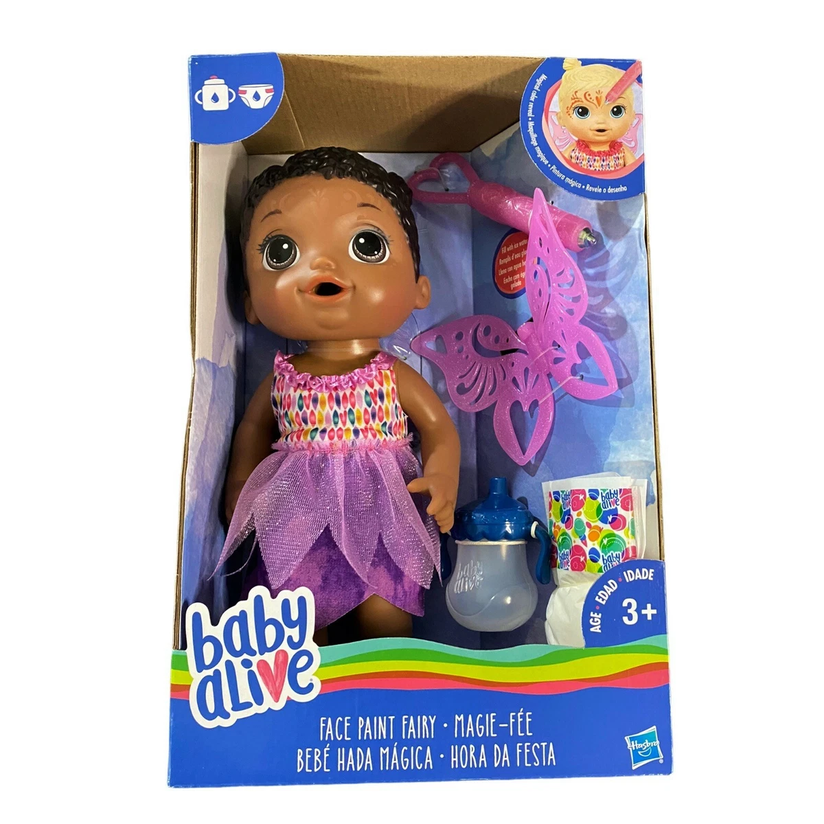 Baby alive face sales paint fairy african american