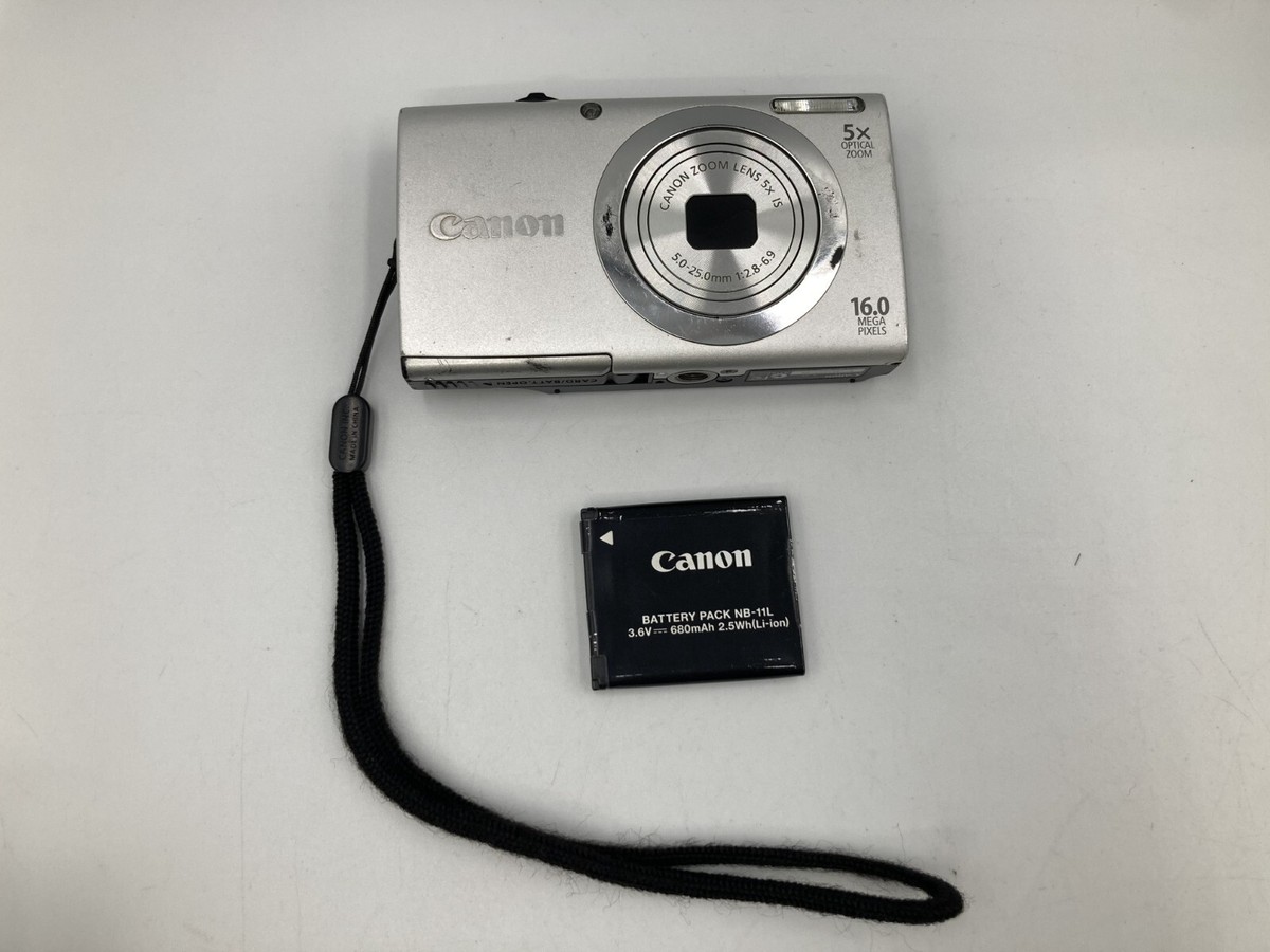Canon PowerShot A2400 IS 16.0MP Digital Camera - Silver for