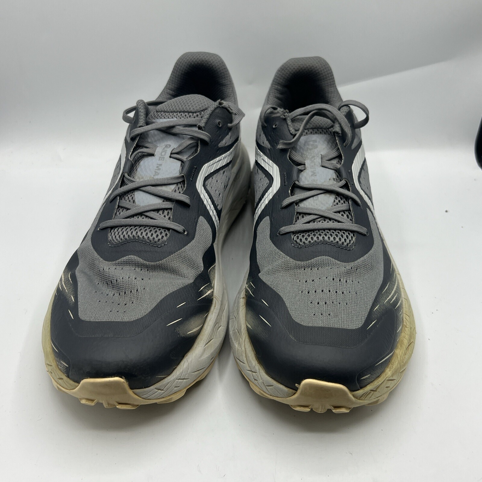 Scarpe sneakers Salomon Glide Max TR da uomo taglia 14 grigie trail running escursionismo rete