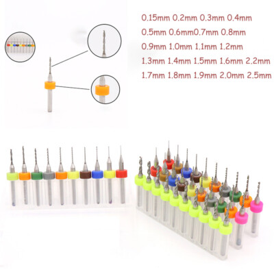 10er Set Mikrobohrer Für Leiterplatten – Hartmetall, 0,1mm Bis 1,4mm, Perfekt Für PCB, Modellbau & Feinmechanik
