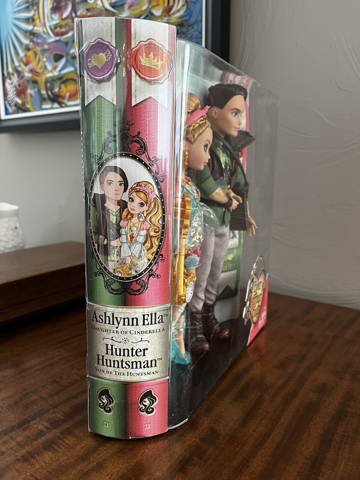 Ever After High Ashlynn Ella & Hunter Huntsman 2013 - MIB NRFB