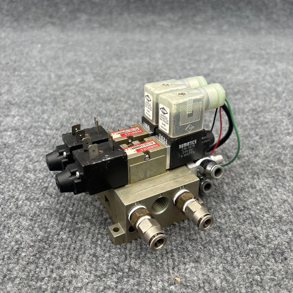Numatics  031SS5154000061 MK3 Series 1/8" NPT Solenoid Valve/Manifolld Used - Image 4 of 4