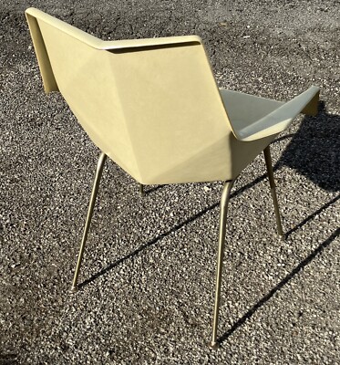 Very Cool Vintage Paul McCobb Faceted Origami Fiberglass Arm Chair 