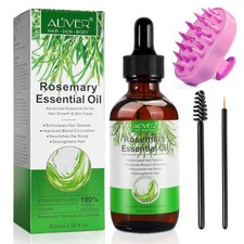 Organic Rosemary Essential Oil for Hair Growth  Skin Care, 100 Pure  Natural