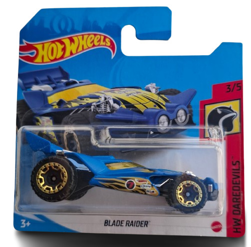 Hot Wheels Blade Raider Blau Hw Daredevils 3/5 Mattel GRY99-M521 76/250 Ovp Neu-image