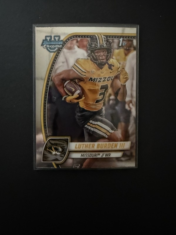 2024 Bowman University Chrome - Luther Burden #123 (RC)