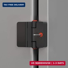 Refrigerator Door Locks Double Button Adhesive Fridge Lock with Keys, File Drawe