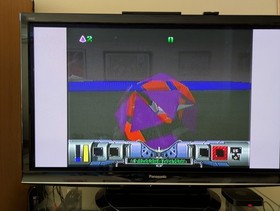 Atari Jaguar 64 console, boxed, with Cybermorph and Kasumi Ninja