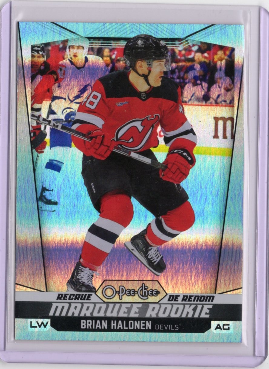 2024-25 O-Pee-Chee Brian Halonen #580 Marquee Rookie Rainbow Fire Sale!