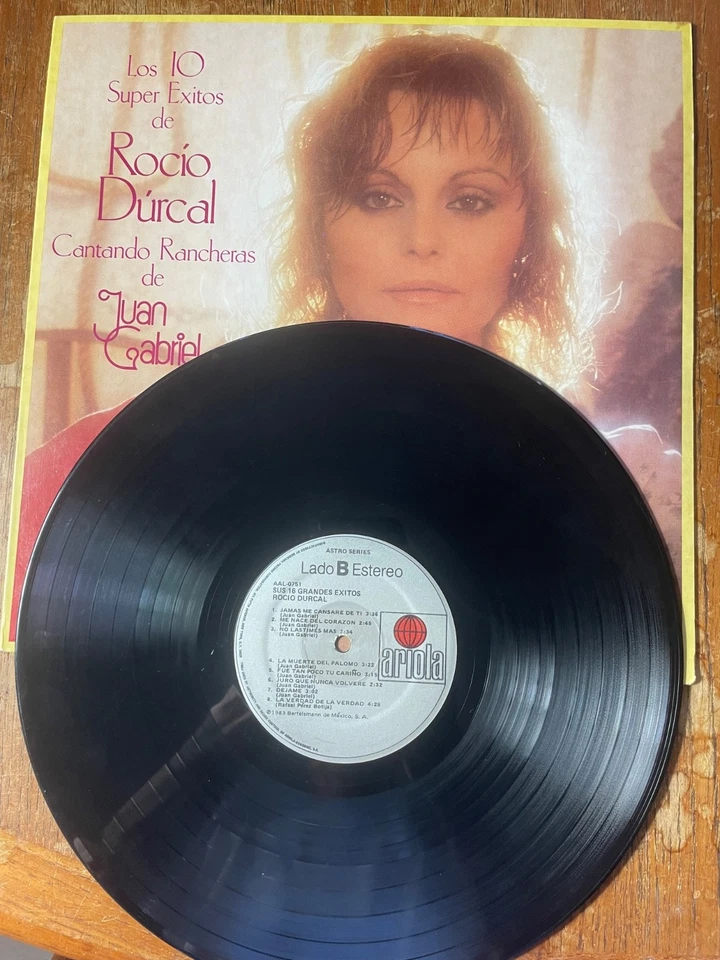 Rocío Dúrcal – Rocío Dúrcal Cantando Rancheras de Juan Gabriel LP 1984 VG - Image 4 of 4
