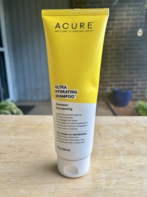 Acure Ultra Hydrating Shampoo 8 oz (236 Ml) 100% Vegan 0% Pretentious Sealed