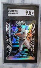 2019 Panini Prizm Aaron Judge Zebra Prizm /99 SGC 9.5 Mt+ NY Yankees #135