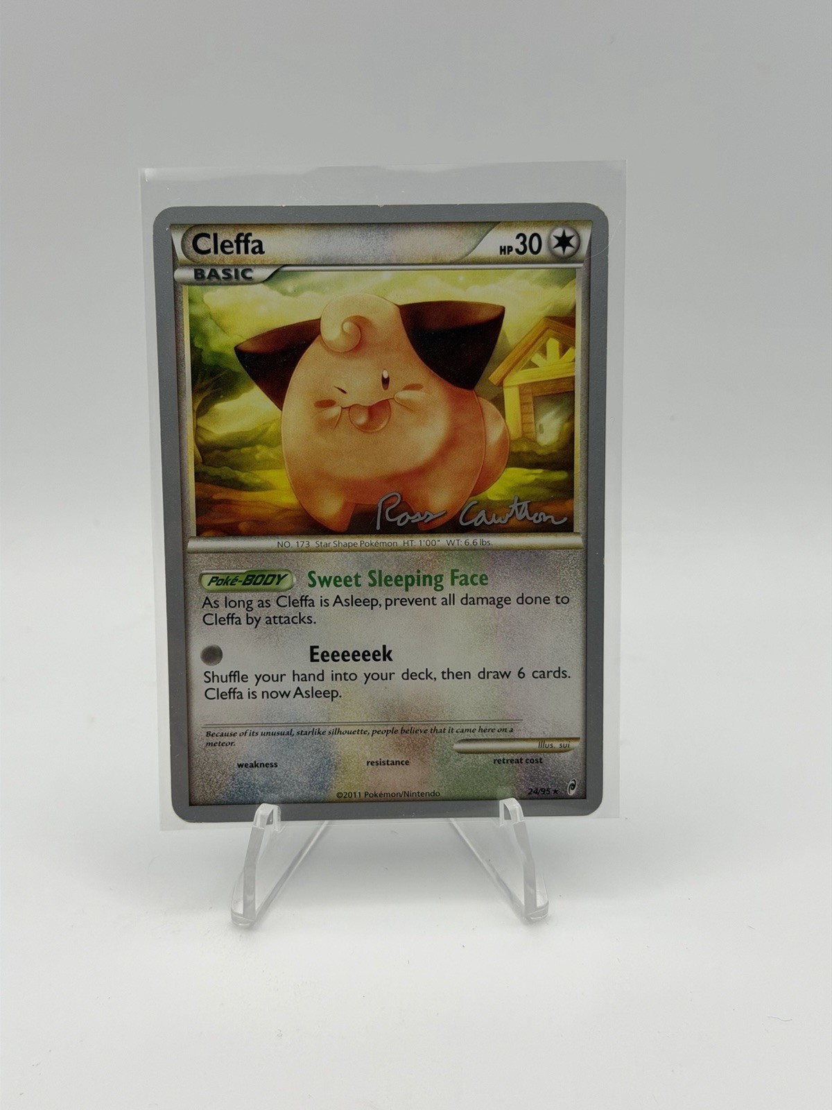Pokemon TCG - Cleffa 24/95 Call of Legends World Championships 2011 LP