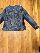 INC International Concepts Womens Black Moto ...