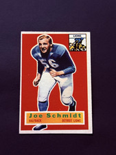 1956 Topps Football #44 Joe Schmidt (RC) Rookie EX-EXMT